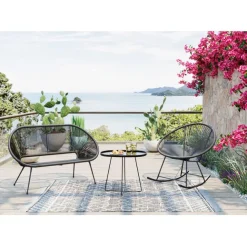 KARE Design Chaise à bascule Acapulco Mono noir><noscript><img width=