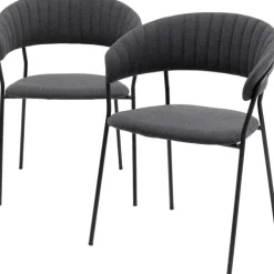 KARE Design Chaise a. acc. Belle anthracite (2/set)><noscript><img width=