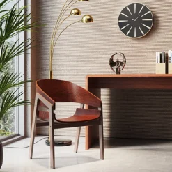 KARE Design Chaise a. acc. Biarritz marron> Meubles