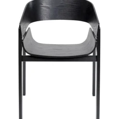 KARE Design Chaise a. acc. Biarritz noir> Meubles