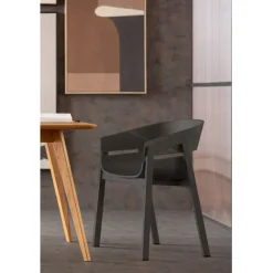 KARE Design Chaise a. acc. Biarritz noir> Meubles