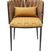 KARE Design Chaise a. acc. Cheerio jaune a.coussin> Meubles