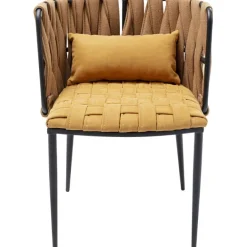 KARE Design Chaise a. acc. Cheerio jaune a.coussin> Meubles