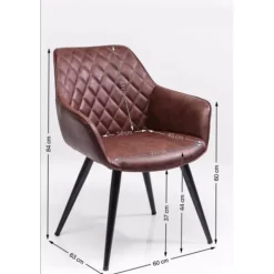 KARE Design Chaise a. acc. Harry marron><noscript><img width=