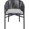 KARE Design Chaise a. acc. Santanyi gris foncé> Meubles