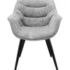 KARE Design Chaise a. acc. Thelma mélange gris> Meubles