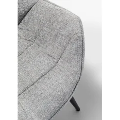 KARE Design Chaise a. acc. Thelma mélange gris><noscript><img width=