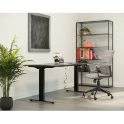 KARE Design Chaise de bureau Labora dossier bas pebble><noscript><img width=