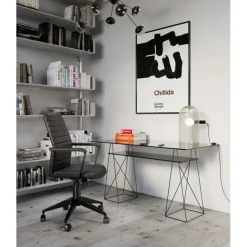 KARE Design Chaise de bureau Labora dossier bas noir> Meubles