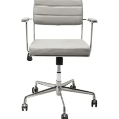 KARE Design Chaise de bureau pivotante Dottore gris> Meubles