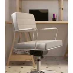 KARE Design Chaise de bureau pivotante Dottore gris><noscript><img width=