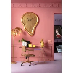 KARE Design Chaise de bureau pivotante Dottore marron> Meubles