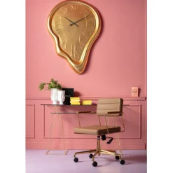 KARE Design Chaise de bureau pivotante Dottore marron><noscript><img width=