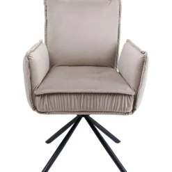 KARE Design Chaise pivotante a. acc. Chelsea gris> Meubles