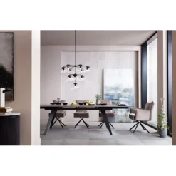 KARE Design Chaise pivotante a. acc. Chelsea gris> Meubles