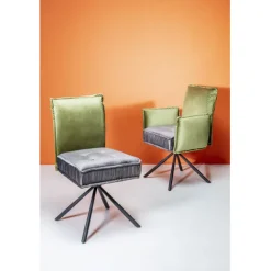KARE Design Chaise pivotante a. acc. Chelsea.vert> Meubles