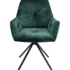 KARE Design Chaise pivotante a. acc. Mila.vert> Meubles