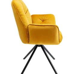 KARE Design Chaise pivotante a. acc. Mila.jaune><noscript><img width=
