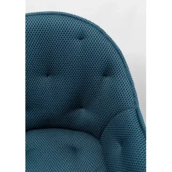 KARE Design Chaise pivotante Carlito Mesh vert pétrole><noscript><img width=