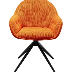 KARE Design Chaise pivotante Carlito Mesh orange> Meubles