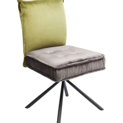 KARE Design Chaise pivotante Chelsea vert><noscript><img width=