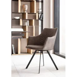 KARE Design Chaise pivotante Coco anthracite> Meubles