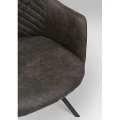 KARE Design Chaise pivotante Coco anthracite><noscript><img width=