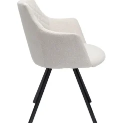KARE Design Chaise pivotante Coco crème><noscript><img width=