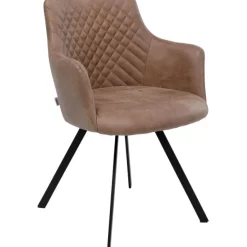 KARE Design Chaise pivotante Coco marron> Meubles