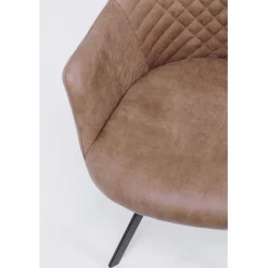 KARE Design Chaise pivotante Coco marron><noscript><img width=