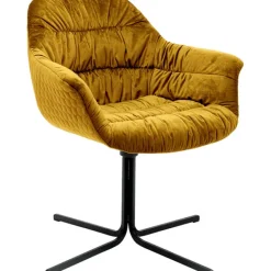 KARE Design Chaise pivotante Colmar jaune><noscript><img width=