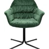 KARE Design Chaise pivotante Colmar vert> Meubles