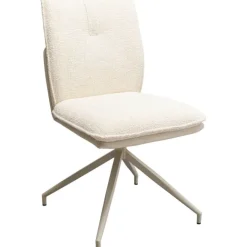 KARE Design Chaise pivotante Hilla blanc> Meubles