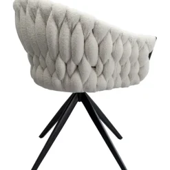 KARE Design Chaise pivotante Knot bouclé><noscript><img width=