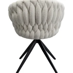 KARE Design Chaise pivotante Knot bouclé><noscript><img width=