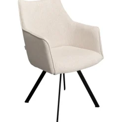 KARE Design Chaise pivotante Modino crème> Meubles