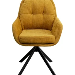KARE Design Chaise pivotante Molly jaune> Meubles