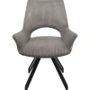 KARE Design Chaise pivotante Rich gris foncé> Meubles