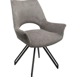 KARE Design Chaise pivotante Rich gris foncé> Meubles