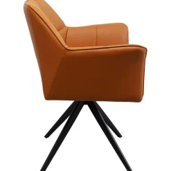 KARE Design Chaise pivotante Thinktank cognac><noscript><img width=