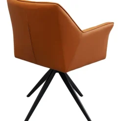 KARE Design Chaise pivotante Thinktank cognac><noscript><img width=