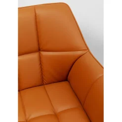 KARE Design Chaise pivotante Thinktank cognac><noscript><img width=