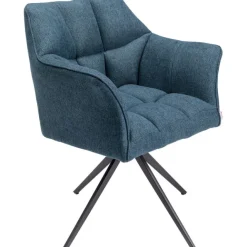 KARE Design Chaise pivotante Thinktank Bleu><noscript><img width=