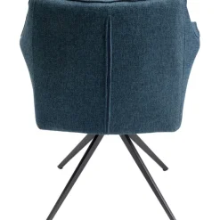 KARE Design Chaise pivotante Thinktank Bleu><noscript><img width=