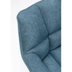 KARE Design Chaise pivotante Thinktank Bleu><noscript><img width=