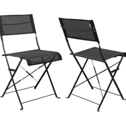 KARE Design Chaise pliante Balcony noir (2/Set)> Meubles