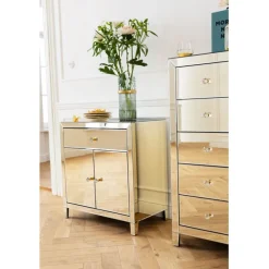 KARE Design Commode haute Luxury Pearl 5-tiroirs><noscript><img width=