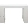 KARE Design Console Curve blanc 120x76cm> Meubles