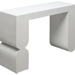 KARE Design Console Curve blanc 120x76cm> Meubles