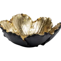 KARE Design Coupe décorative Flower Bloom noir-doré Ø20cm> Accessoires